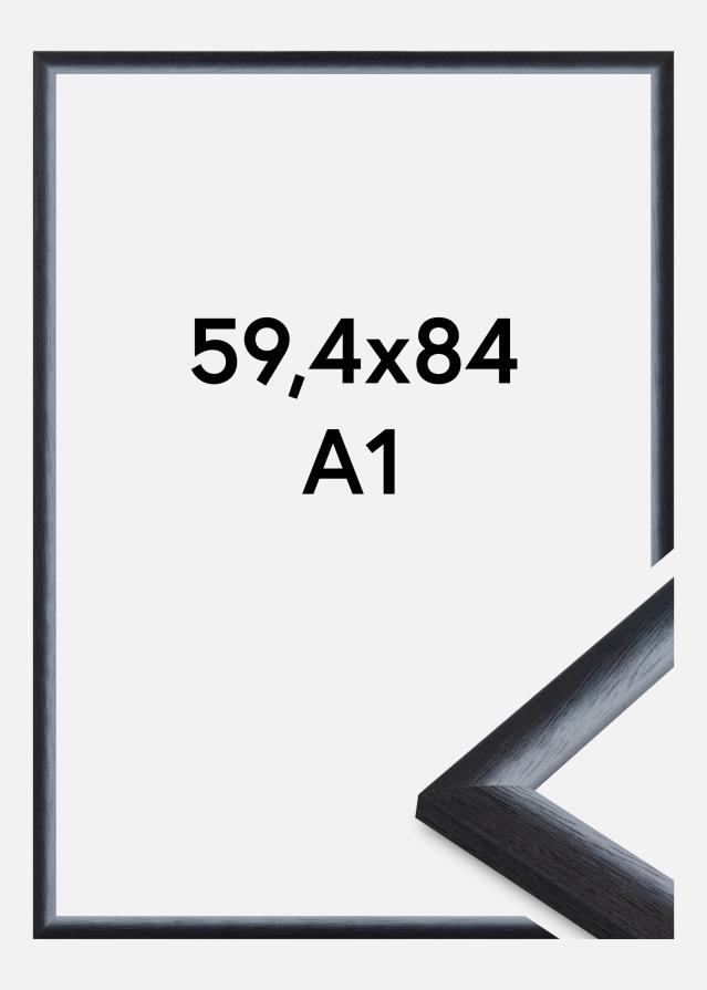 Rama Cornwall Szkło akrylowe Czarny 59,4x84,1 cm (A1)