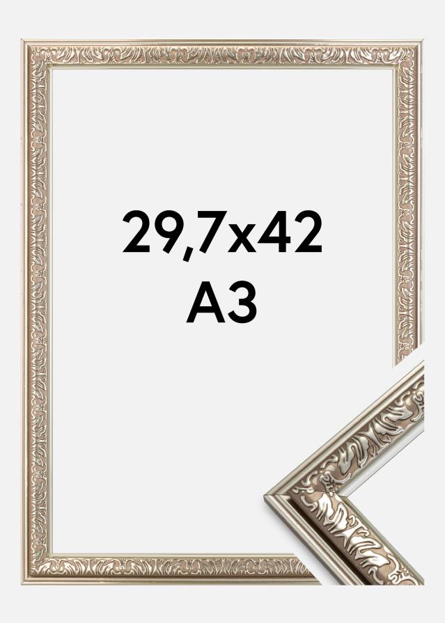 Rama Nostalgia Srebrny 29,7x42 cm (A3)