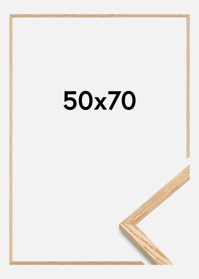 Rama Wąski Dąb Szkło akrylowe 50x70 cm