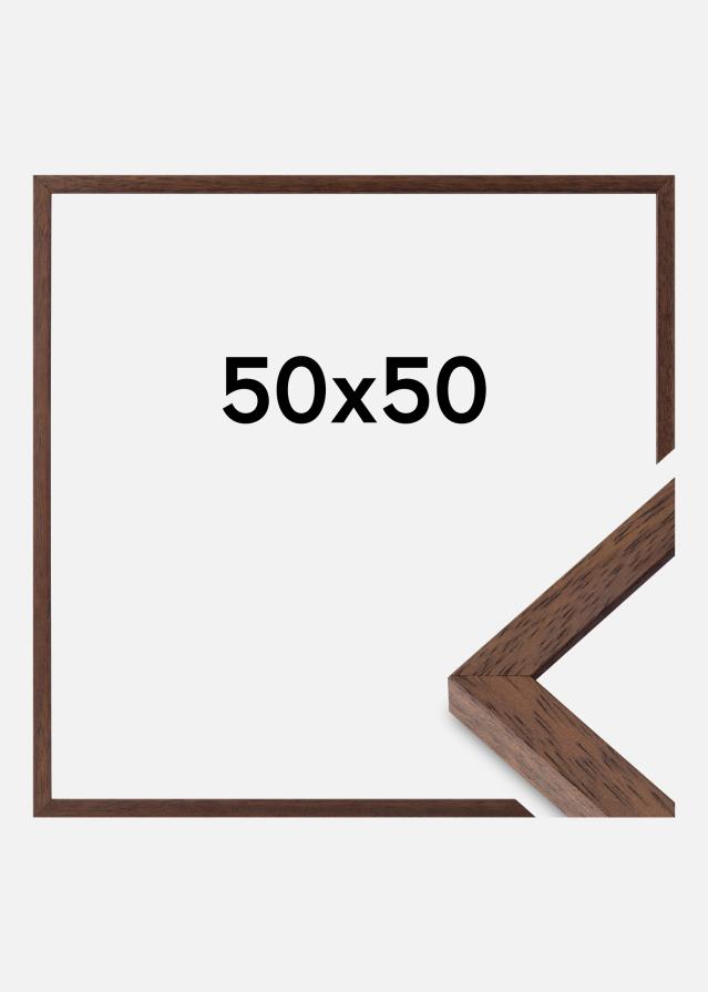 Rama Ares Szkło akrylowe Drewno tekowe 50x50 cm