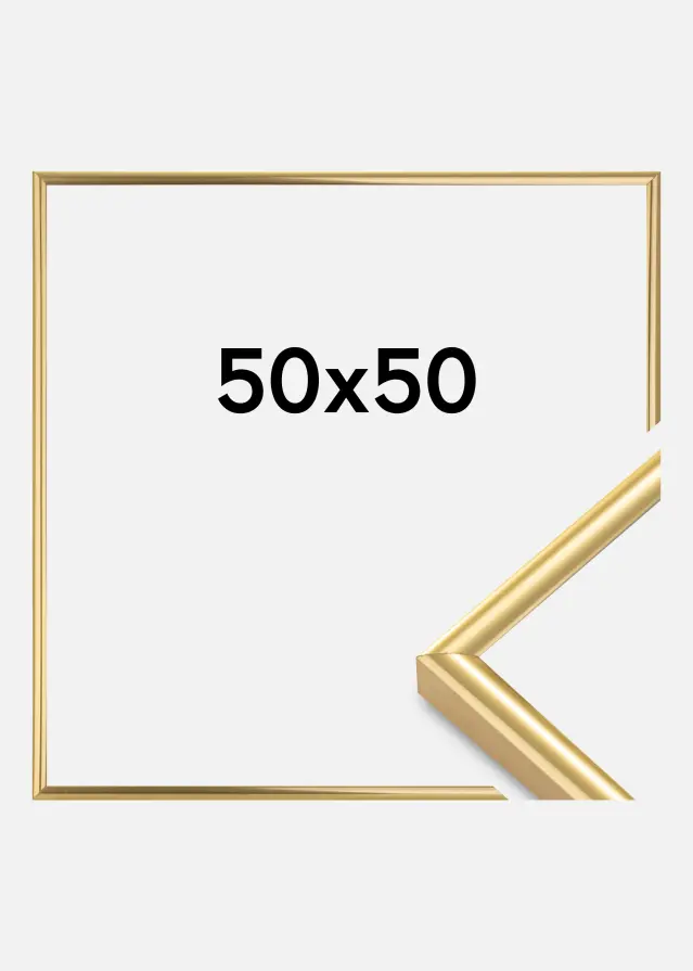 Rama Victoria Szkło akrylowe Złoty 50x50 cm