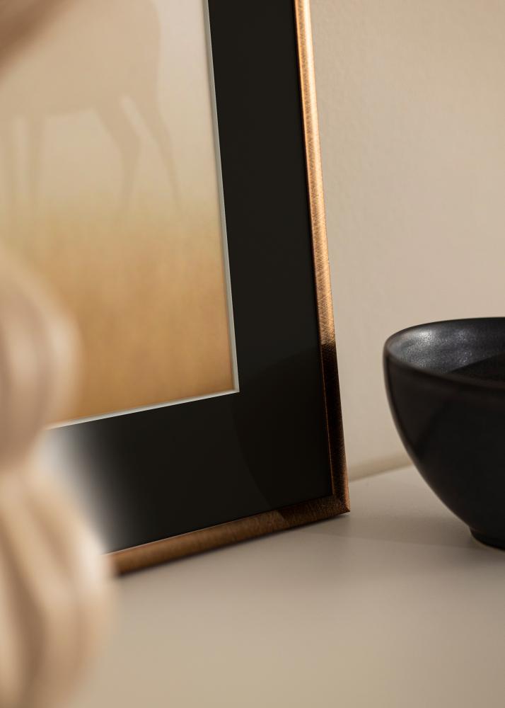 Rama New Lifestyle Brąz 60x80 cm - Passe-patrout Czarny 50x65 cm