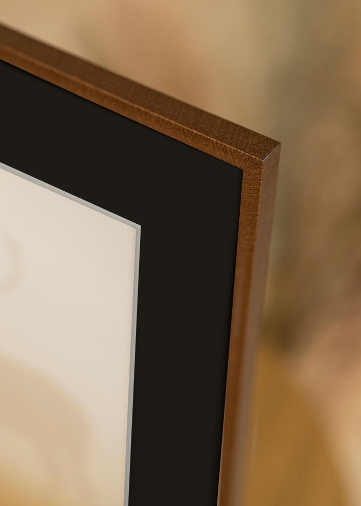 Rama New Lifestyle Brąz 60x80 cm - Passe-patrout Czarny 50x65 cm