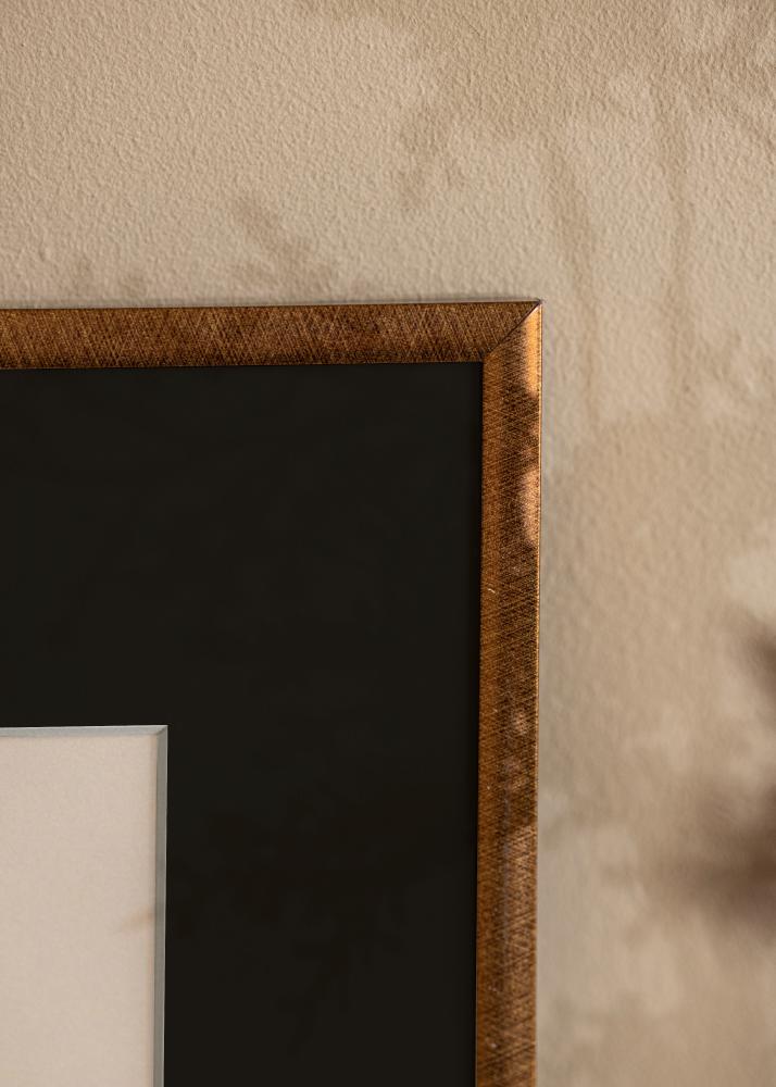 Rama New Lifestyle Brąz 60x80 cm - Passe-patrout Czarny 50x65 cm