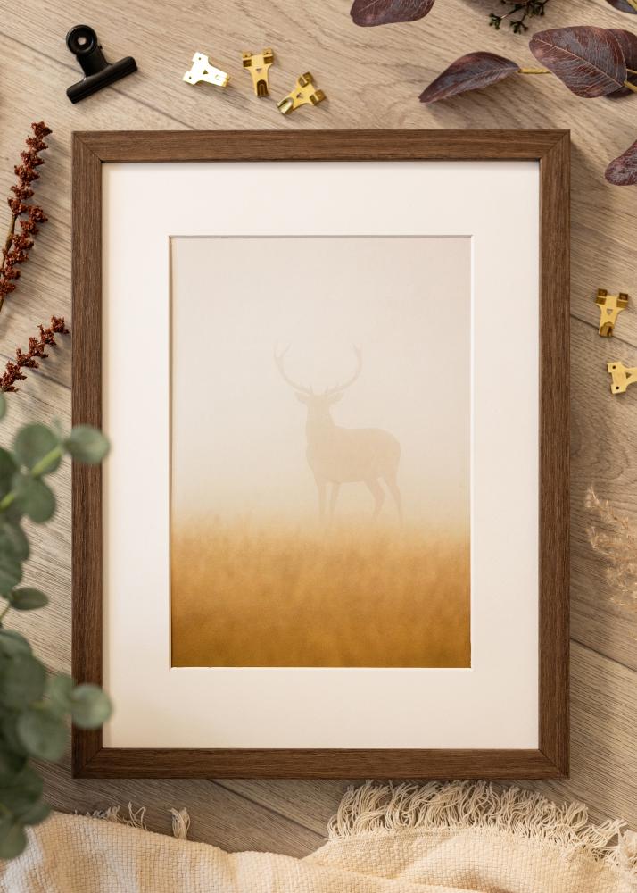 Rama Hermes Szkło akrylowe Orzech 50x65 cm