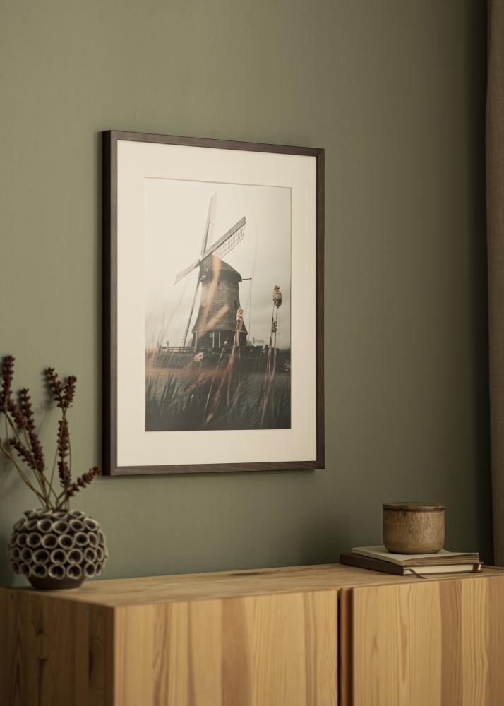 Rama E-Line Szkło akrylowe Orzech 50x50 cm