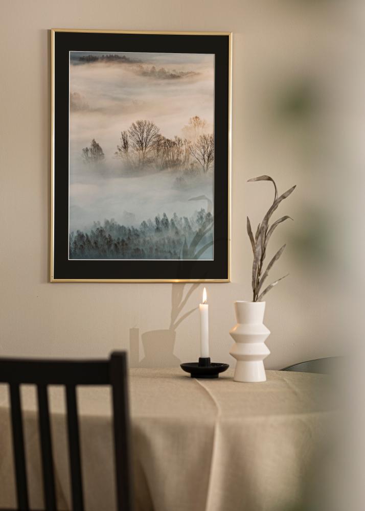 Rama New Lifestyle Złoty 70x100 cm - Passe-patrout Czarny 61x91,5 cm