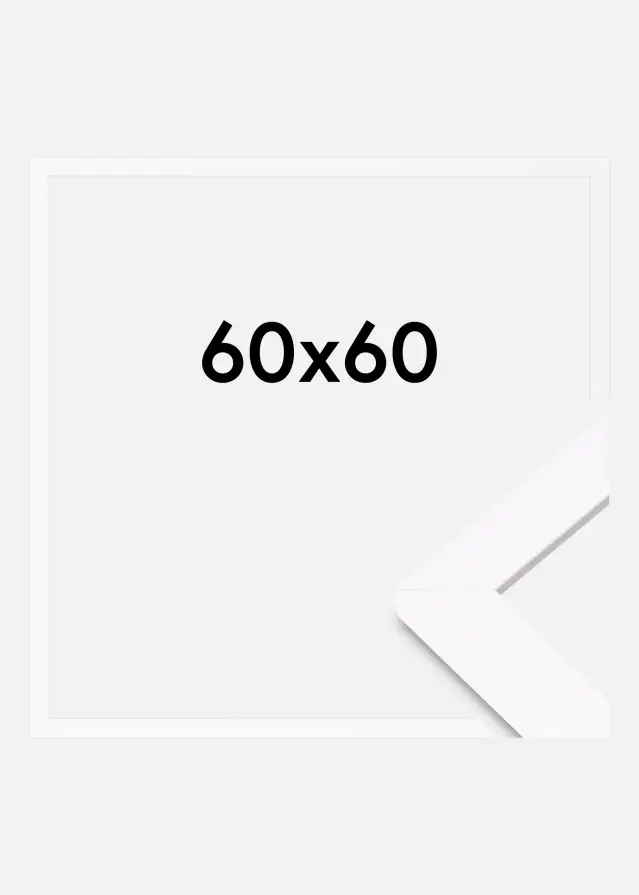 Rama Deco Szkło akrylowe Biały 60x60 cm