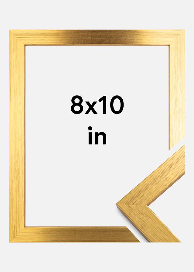 Rama Gold Wood Szkło akrylowe 8x10 inches (20,32x25,4 cm)