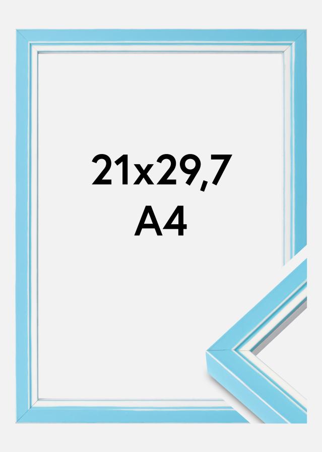 Rama Diana Szkło akrylowe Jasnoniebieski 21x29,7 cm (A4)
