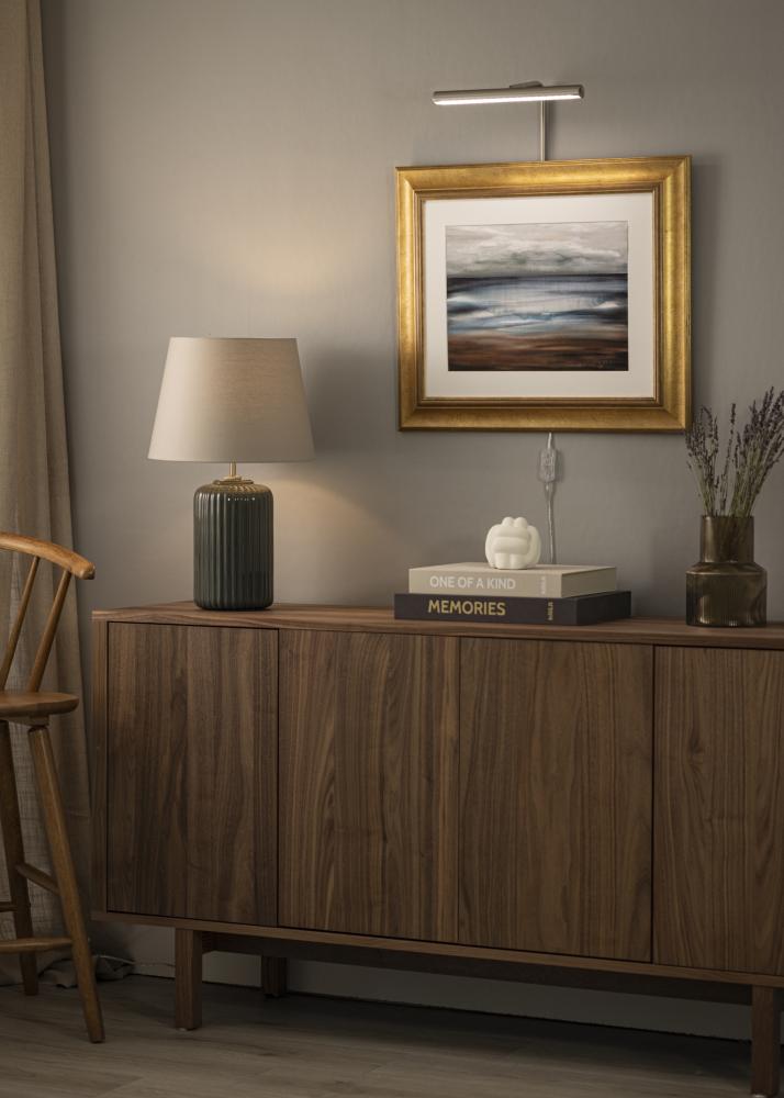 Gallery LED 30 cm oświetlenie obrazu - Nikiel