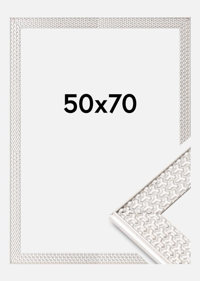 Rama Grace Szkło akrylowe Srebrny 50x70 cm