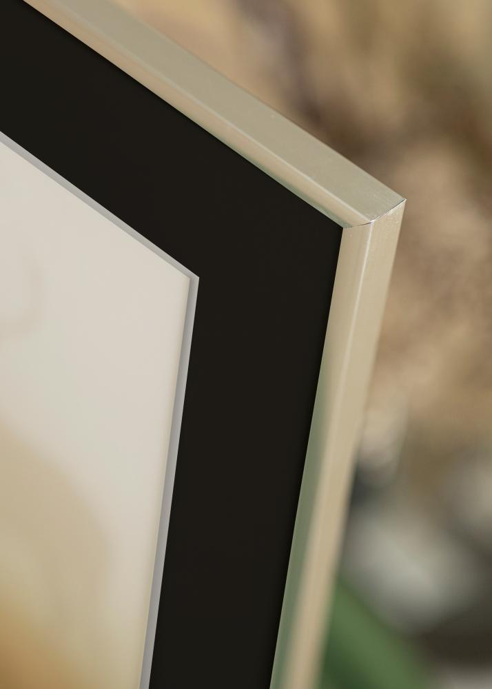 Rama New Lifestyle Srebrny 30x40 cm - Passe-patrout Czarny 20x30 cm