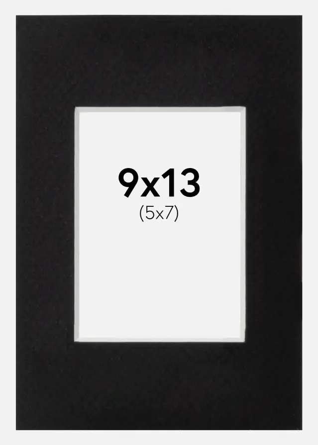 Passe-patrout Canson Czarny Biały środek 9x13 cm (5x7)