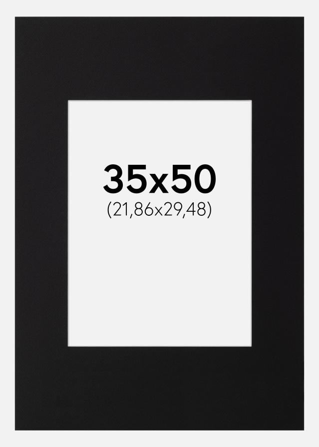 Passe-patrout Canson Czarny Biały środek 35x50 cm (21,86x29,48)