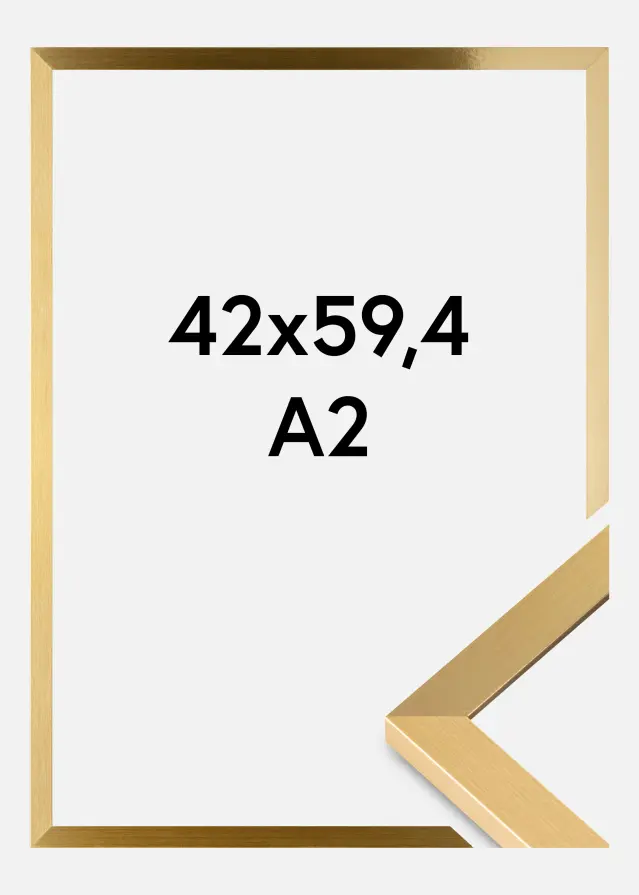 Rama Selection Szkło akrylowe Złoty 42x59,4 cm (A2)