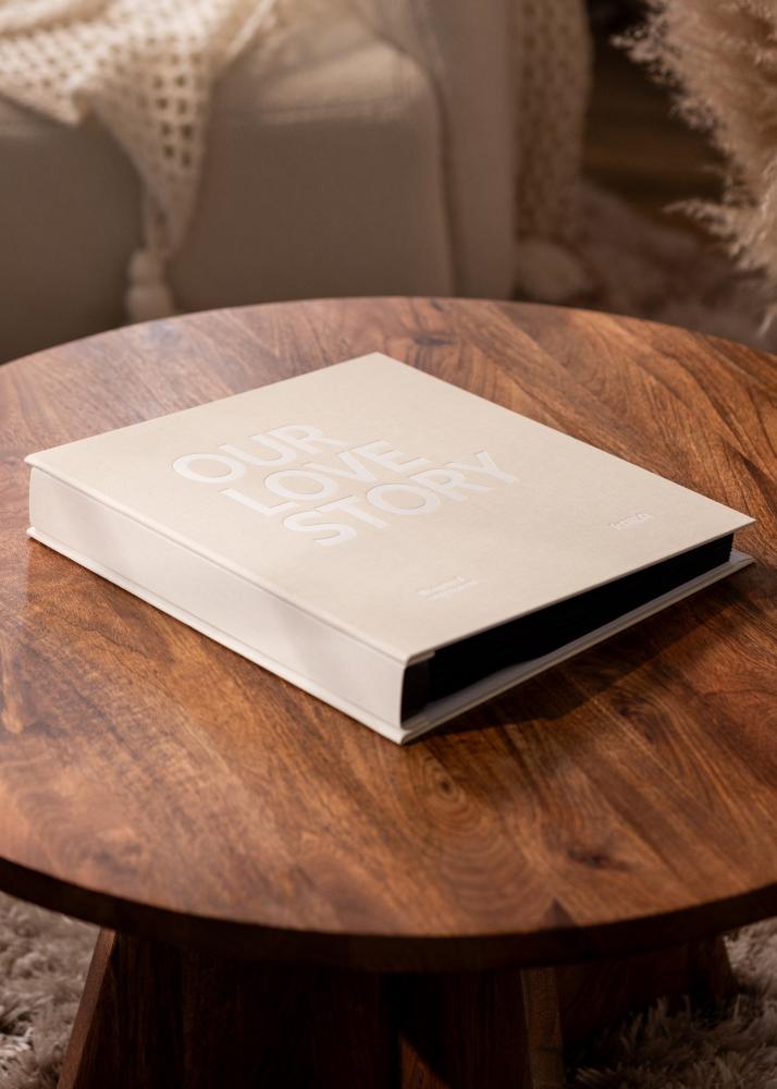 KAILA Album na zdjęcia OUR LOVE STORY Kremowy - 600 zdjęć w formacie 10x15 cm