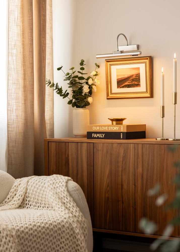 KAILA Spark Oświetlenie Obrazów na Baterie 35 cm - Srebrny