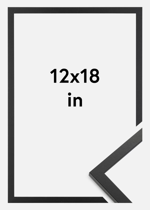 Rama Trendy Szkło akrylowe Czarny 12x18 inches (30,48x45,72 cm)