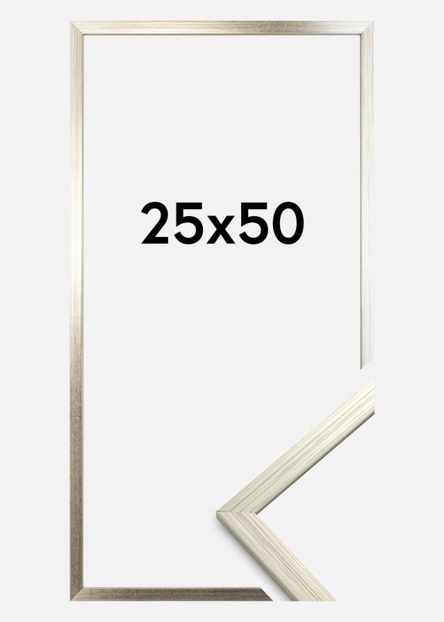 Rama Edsbyn Srebrny 25x50 cm