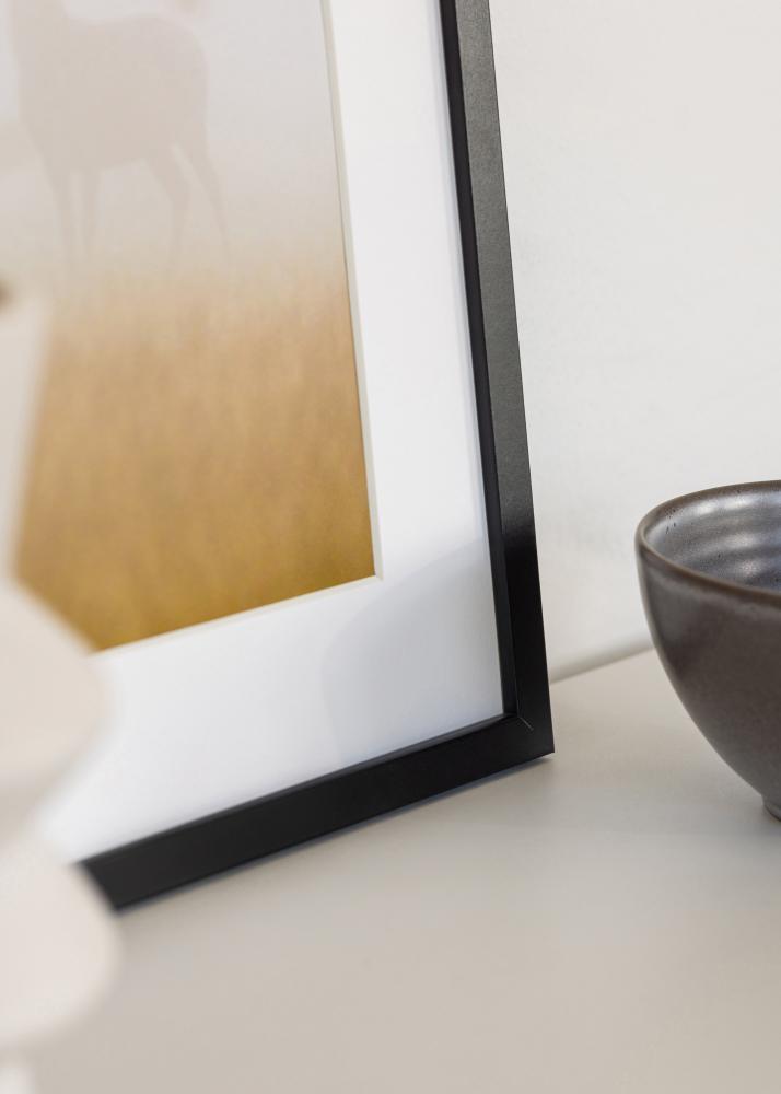 Rama Trendy Szkło akrylowe Czarny 7x22 cm