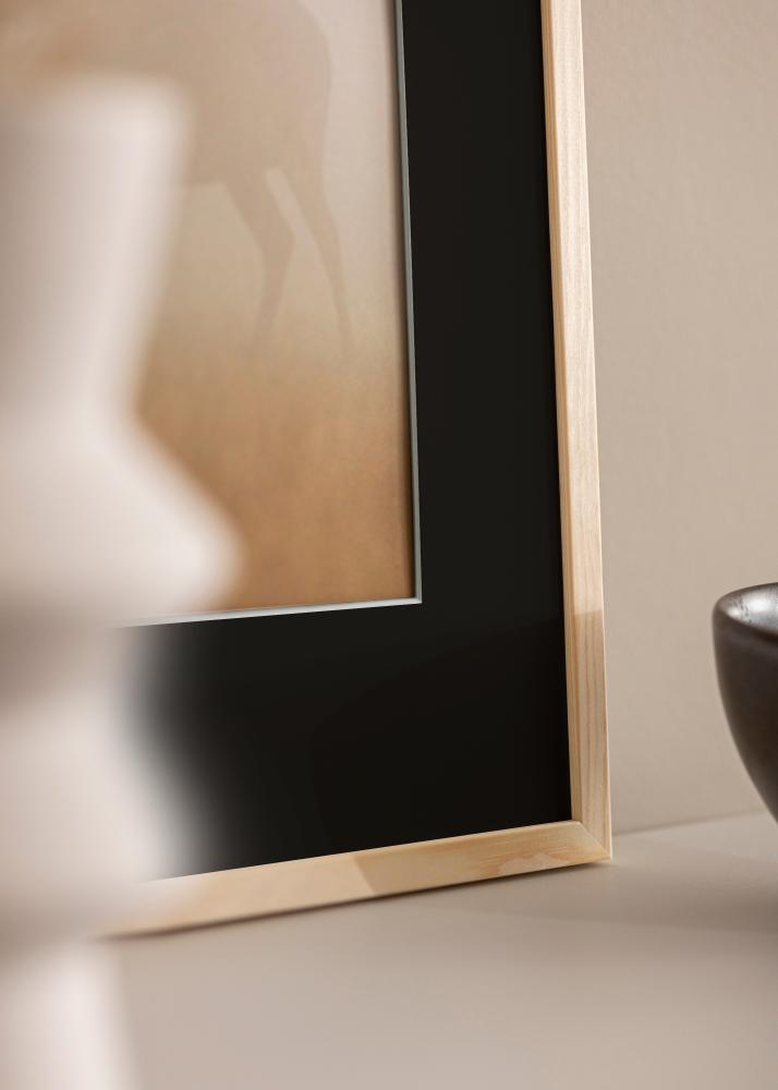 Rama Galant Sosna 50x60 cm - Passe-patrout Czarny 14x18 inches