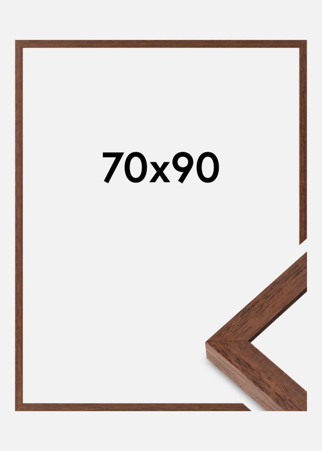 Rama Hermes Szkło akrylowe Drewno tekowe 70x90 cm