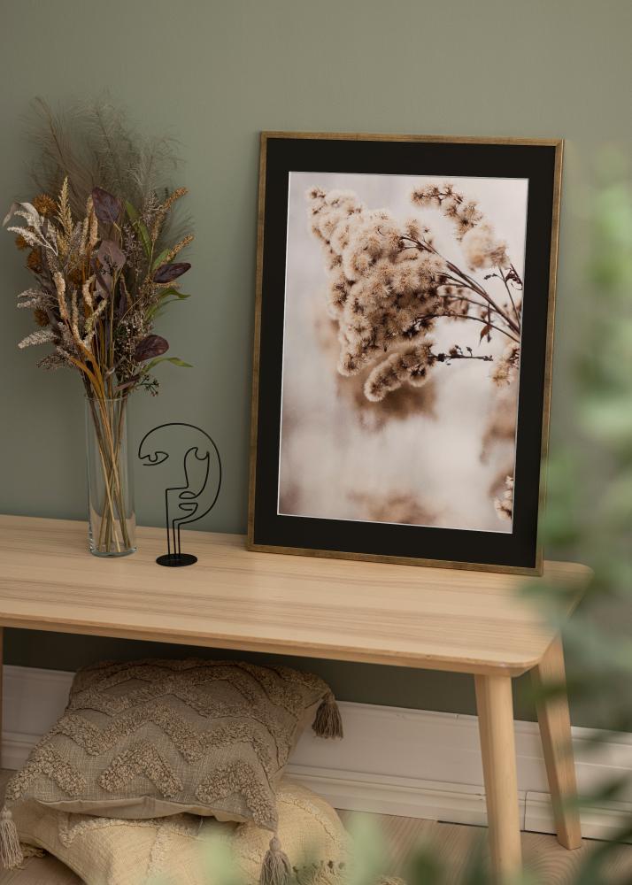 Rama Galant Złoty 40x50 cm - Passe-patrout Czarny 12x16 inches