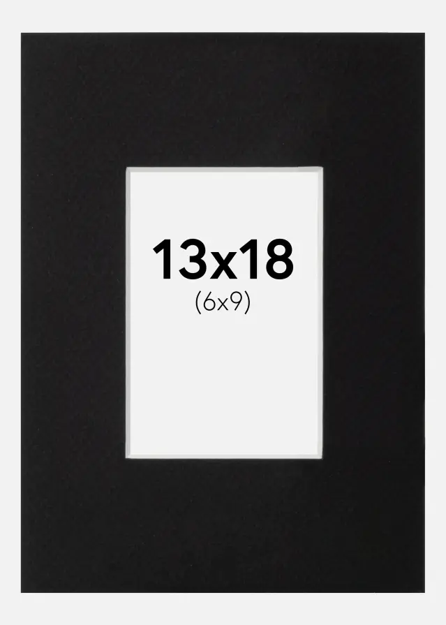 Passe-patrout Canson Czarny Biały środek 13x18 cm (6x9)