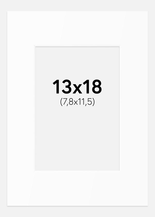 Passe-patrout Biały Standard (Białe Rdzeń) 13x18 cm (7,8x11,5)