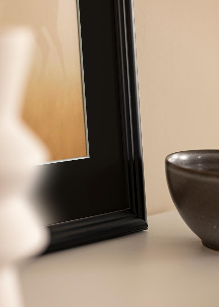 Rama Siljan Czarny 60x60 cm - Passe-patrout Czarny 50x50 cm