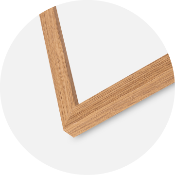 Rama Modern Szkło akrylowe Drewno tekowe 50x70 cm