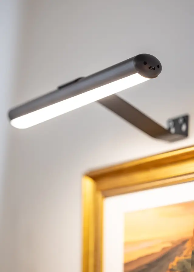 KAILA Lux Oświetlenie Obrazów na Baterie 33 cm - Czarny