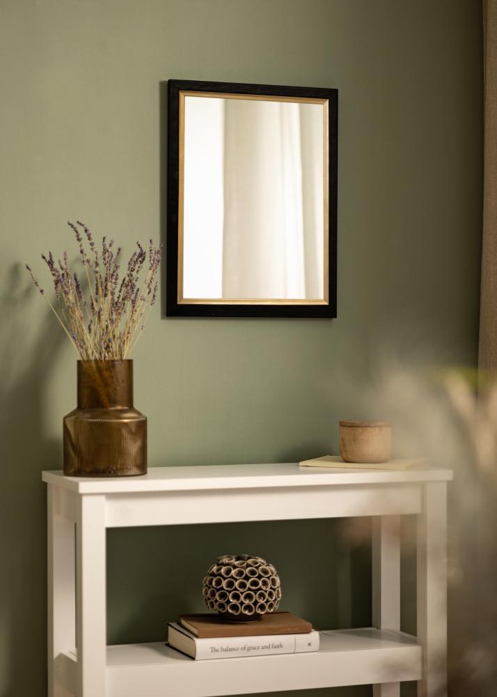 Lustro Leonie Czarny - Własne wymiary