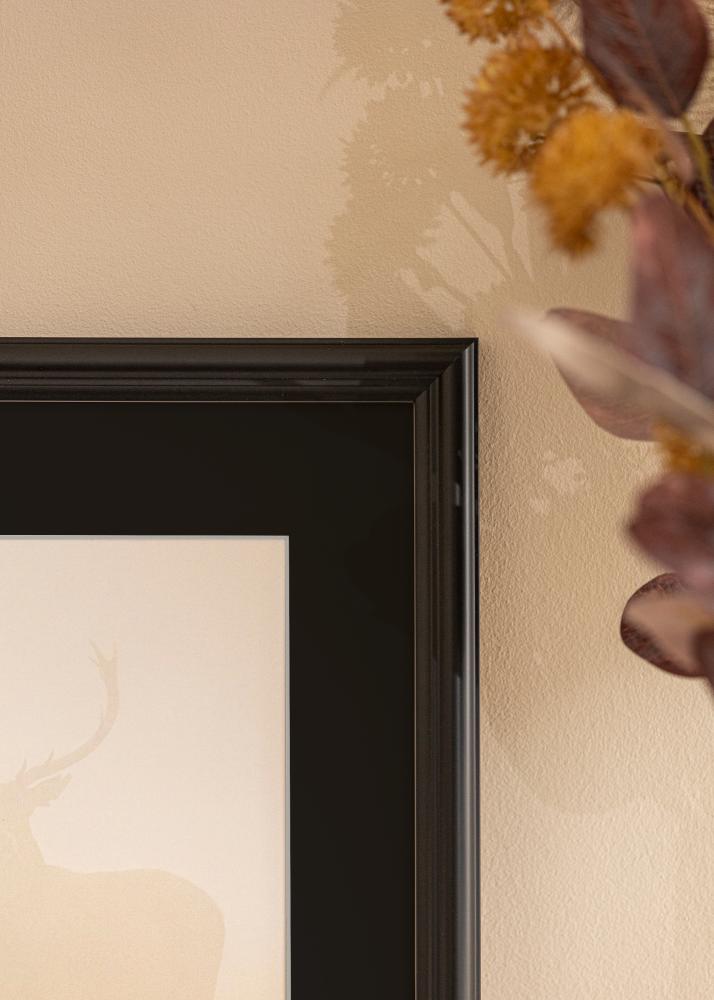 Rama Siljan Czarny 60x60 cm - Passe-patrout Czarny 50x50 cm