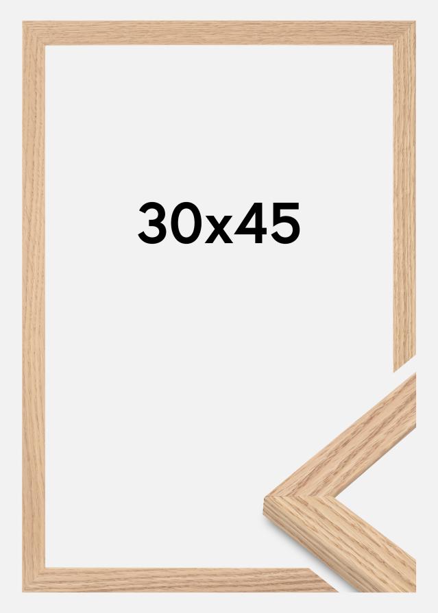 Rama Tidlös Szkło akrylowe Lity Dąb 30x45 cm