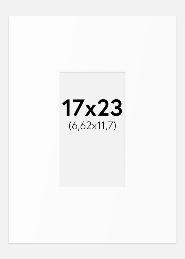 Passe-patrout Biały Standard (Białe Rdzeń) 17x23 cm (6,62x11,7)