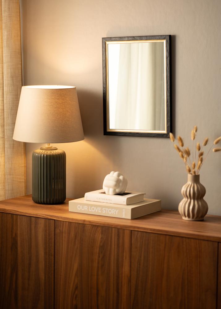 Lustro Leonie Czarny - Własne wymiary