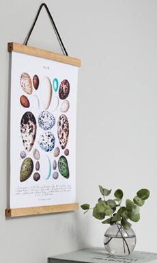 Wieszak na plakaty z dębu