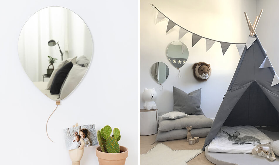 Lustro balonowe - lustro do pokoju dziecięcego
