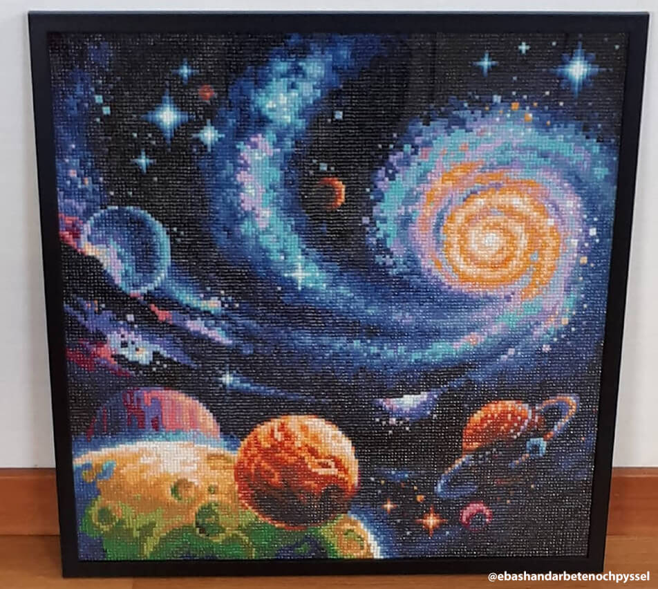 Oprawiony obraz diamentowy