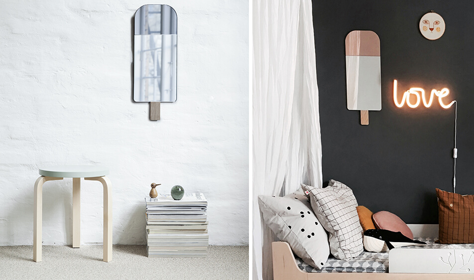 Lustro Ice Cream - lustro w kształcie loda