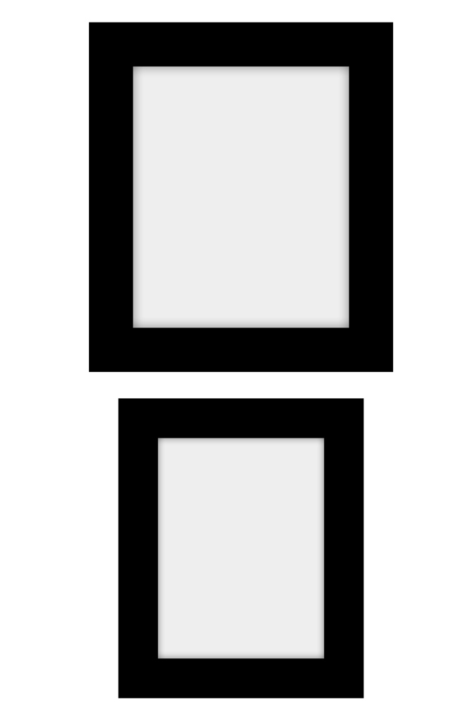 Ściana z 2 obrazami